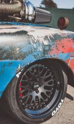 An AIRAID Performance Air Filter keeps air flowing to this 1,200-hp 1949 Ford F1