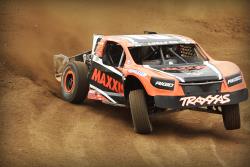 AIRAID-sponsored Jeremy McGrath sliding into the corner in his Pro 2 at Glen Helen