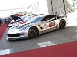 Shot of Jordan Priestley's 2017 Chevrolet Corvette Grand Sport Bernice in Optima Alley