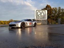 Glamour shot of the 2017 Chevrolet Corvette Grand Sport, "Bernice" at Road America